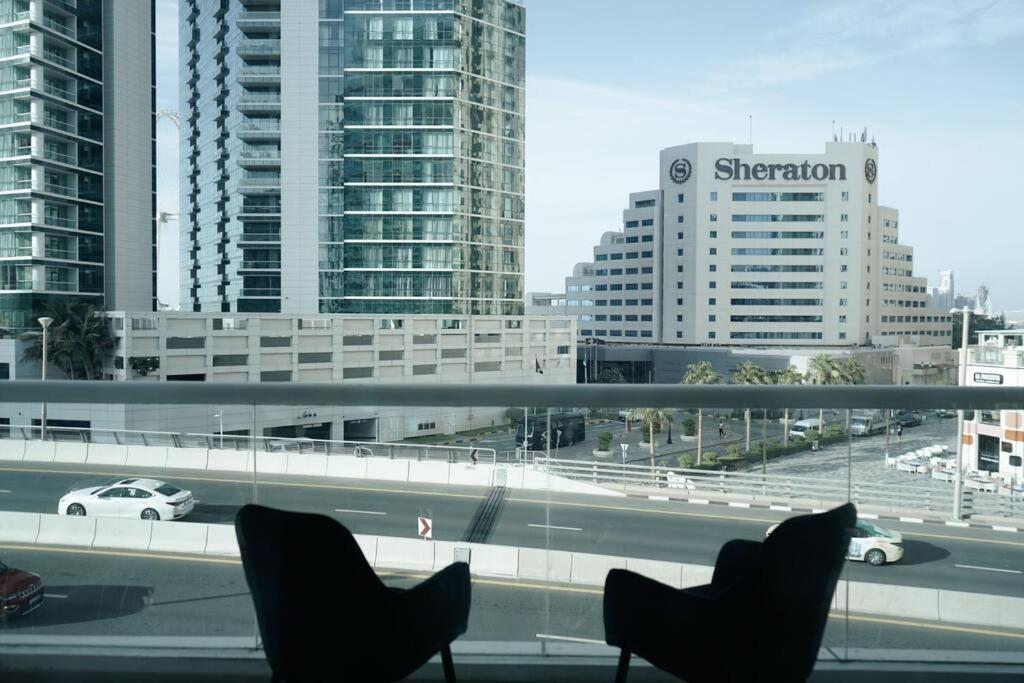 Step Into Serenity - Discover Modern Living In 1Br Apartment With Panoramic Views In Dubai Marina Near Jbr Walk, Beach And Bla Bla Club Ngoại thất bức ảnh
